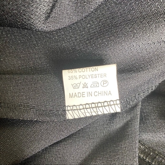 Black Ruffled Lace-Up Maxi Skirt. Juniors size L - Picture 6 of 6